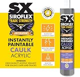 Siroflex SX Instantly Paintable Decorators Caulk White 310ml view 2