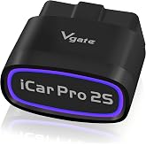 Vgate iCar Pro 2S Bluetooth 5.2 OBD2 Car Scan Tool for iPhone, Android, and Windows