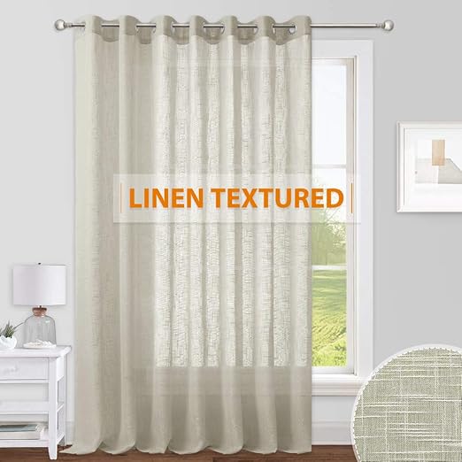Amazon Com Ryb Home Curtains 84 Inches Long Country Semi Sheer