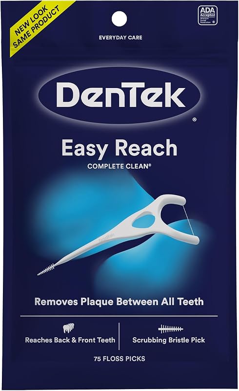 Complete Clean Easy Reach aplicadores de hilo dental, con hilo dental resistente, 75 unidades — foto 1 de 8