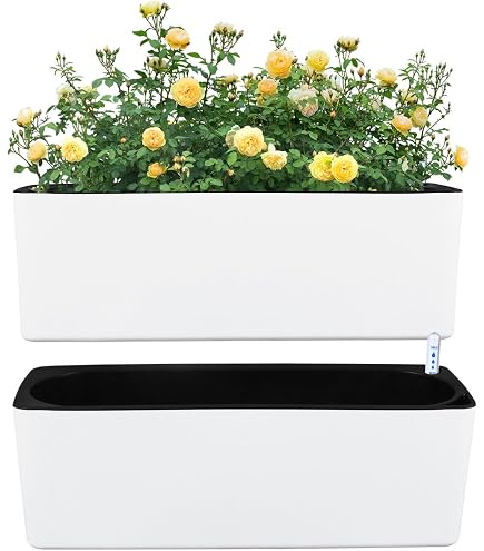 decorative indoor planter pots Boho White Accents Planter