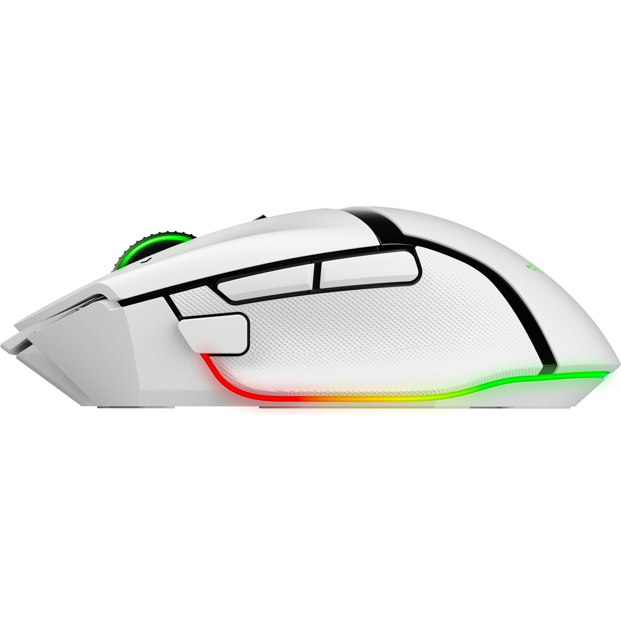 Razer Basilisk V3 Pro - Anpassbare kabellose Gaming-Maus HyperScroll Tilt Wheel - Focus Pro 30K Optischer Sensor - 13-Zonen Chroma-Beleuchtung - 10+1 Programmierbare Tasten - PC/Mac | Weiß 9