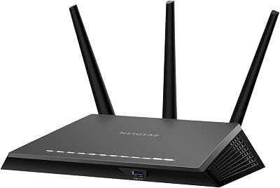 NETGEAR Nighthawk Modem Router Gigabit WiFi Black Dual-Band 4G Connectivity