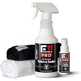 TopCoat F11PRO All Surface Starter Kit - The Most Advanced Water-Based | Ceramic Coating for Cars, and More - 16 oz F11PRO Spray Bottle, 2 oz Travel Bottle, and 2 Microfiber Towels (16oz &amp; 2oz)