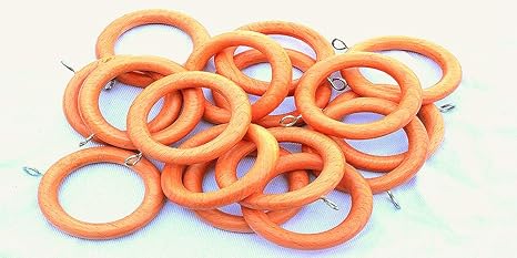 Buy Nagina Shilp Craft Wooden Ring For Curtain 1 5 Inch Wood