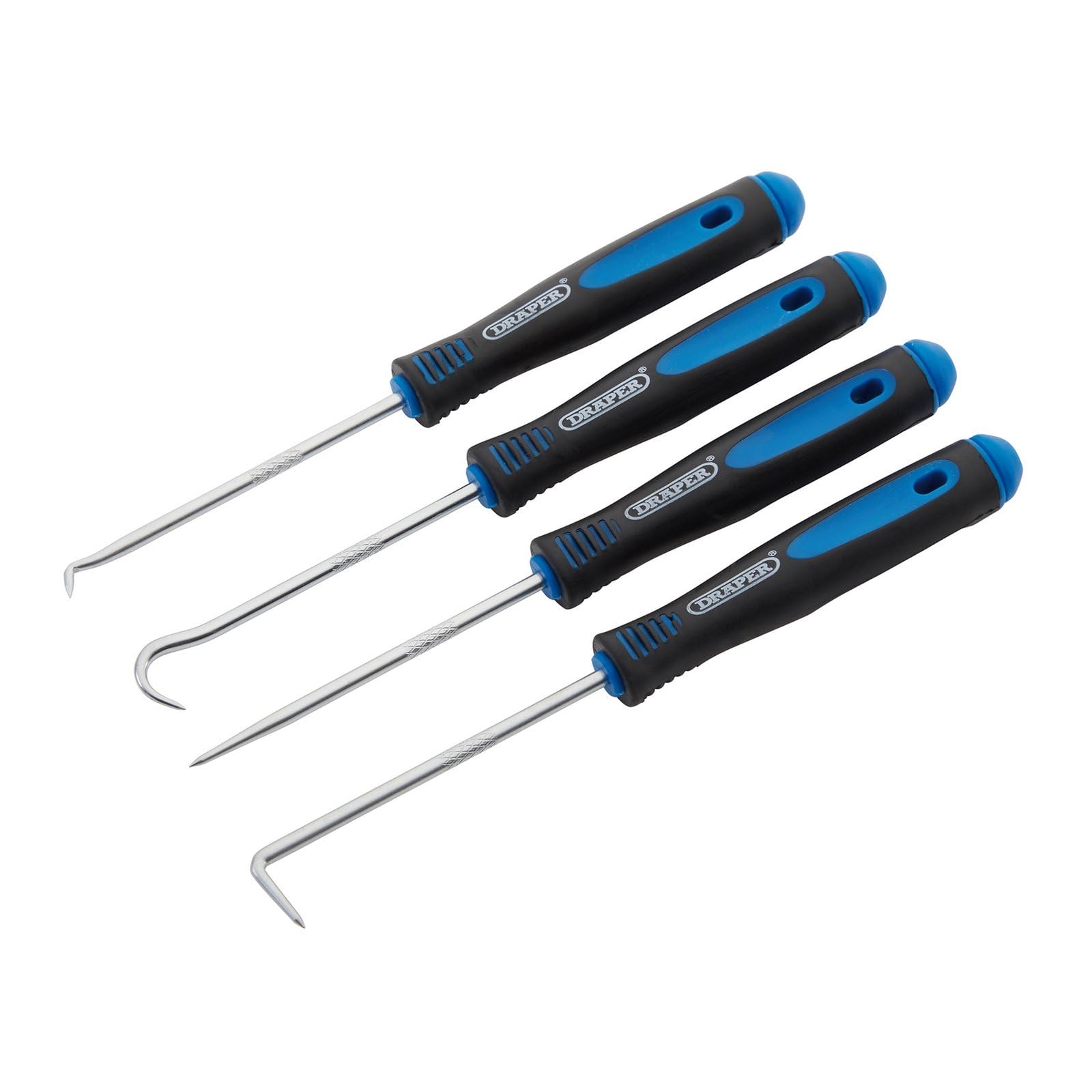 Draper 09042 Mini Hook and Pick Set, 165mm (4 Piece), Blue