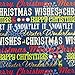 Red and Green Christmas Wrapping Paper - Christmas Themed Gift Wrap - Merry Christmas Wrapping Paper - Holiday Wrapping Paper Bundle - 6 Rolls Bulk