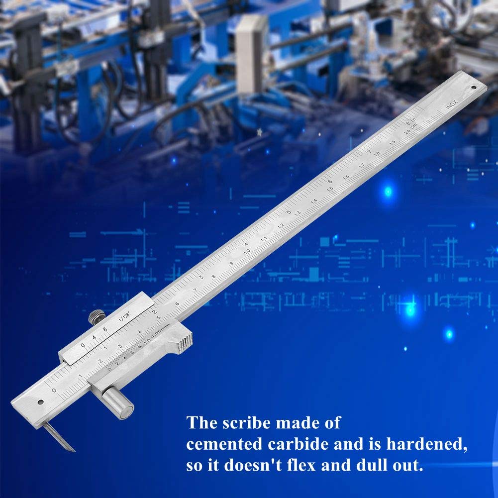 Vernier Caliper, 0-200mm Stainless Steel Portable Caliper Ruler, Tracer Caliper Ruler for Outdoor - Image 5