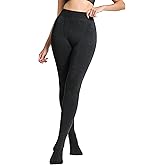 LABELLA Wool Blend Fleece Lined Tights for Women, Warm Slimming Winter Tights for Curvy Figures