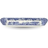 Spode Blue Italian Small Tray - 9 Inch Porcelain Decorative Serving Tray - Shallow Serving Bowl for Salad, Pasta, Fruit, Appetizers, Snacks - Elegant Gift Tableware for Hostess
