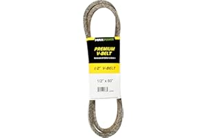 MaxPower Premium 1/2" x 60" Kevlar Reinforced V Belt for Heavy Machinery