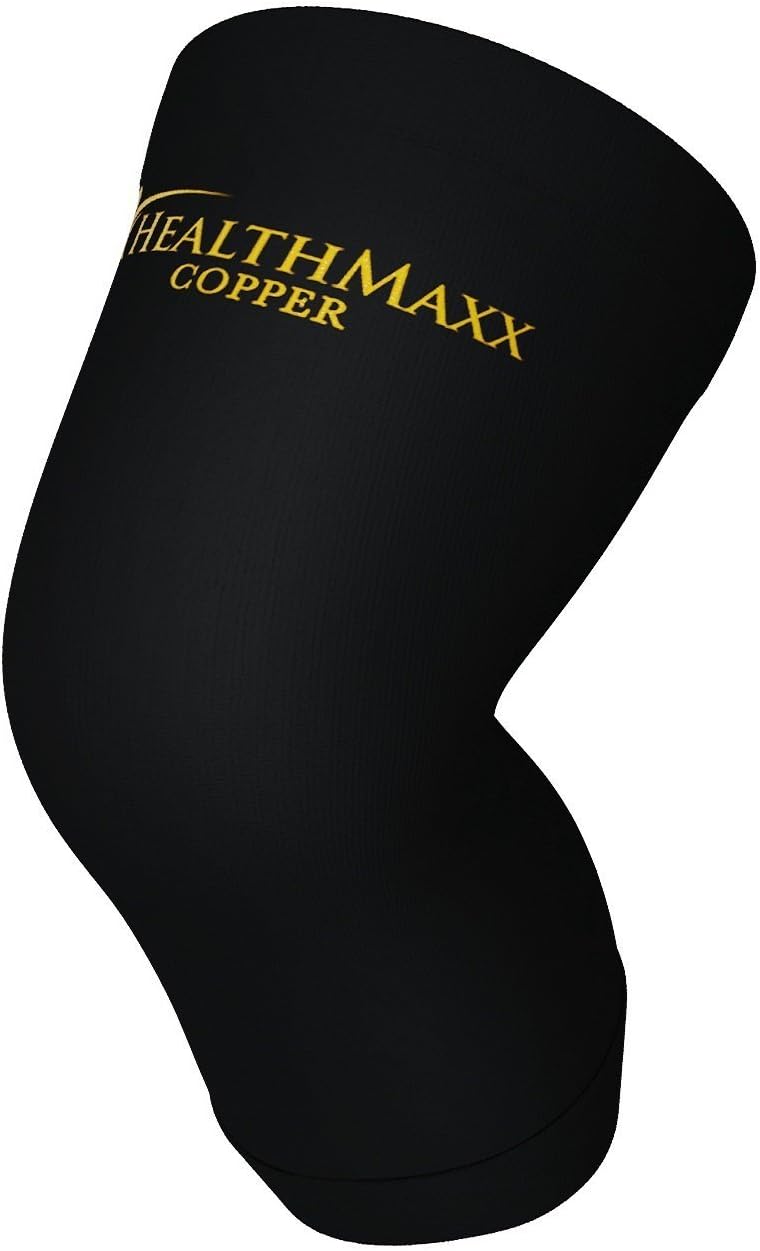 Knee Sleeve For Knee Pains - Copper Compression Sleeve Provides Knee Pain Relief , Knee Joint Pain Relief and Pain Behind Knee (Single) Large