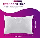 Sunshine Comforts Pillow Protectors 4 Pack 50x75 cm Microfiber Quilted Zipped view 3
