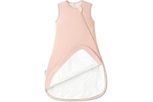 PurComfy Supersoft Sleep Sack 1.0 TOG, Premium Bamboo Viscose Baby Sleeping Bag 2-Way Zipper Sleep Sack Baby Wearable Blanket