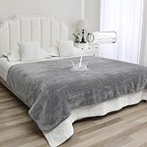 Yarelinza Waterproof Bed Blanket - Reversible Sherpa Throw with Leak-Resistant TPU Layer - 80x60 Stain Resistant, Machine Washable Bed Protector for Couch, Bed & Pets