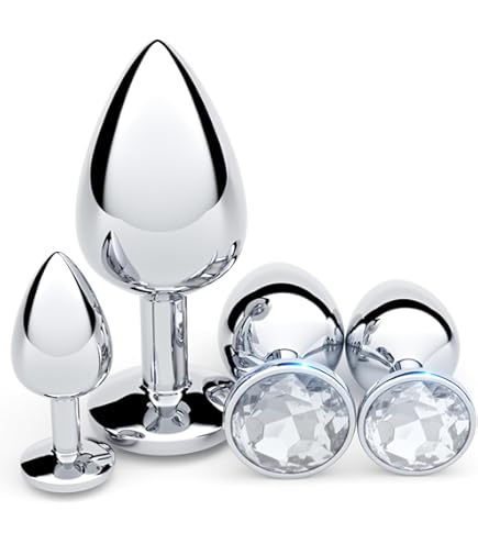 Amazon.com: Glitter Gem Anal Plug Set - Pink : Health & Household