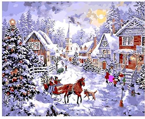 XIGZI Oil Painting By Numbers Figure Pictures Canvas Painting For Living Room Wall Art Home Decor 40X50 CM,without frame,A