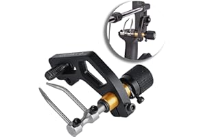 ZSHJGJR Prong Arrow Rest for Compound Bows - Classic Adjustable Stainless Steel Fork for OD 3.2-9.3mm Arrow Shafts with Height Tuning - Hunting & Target Archery Accessory