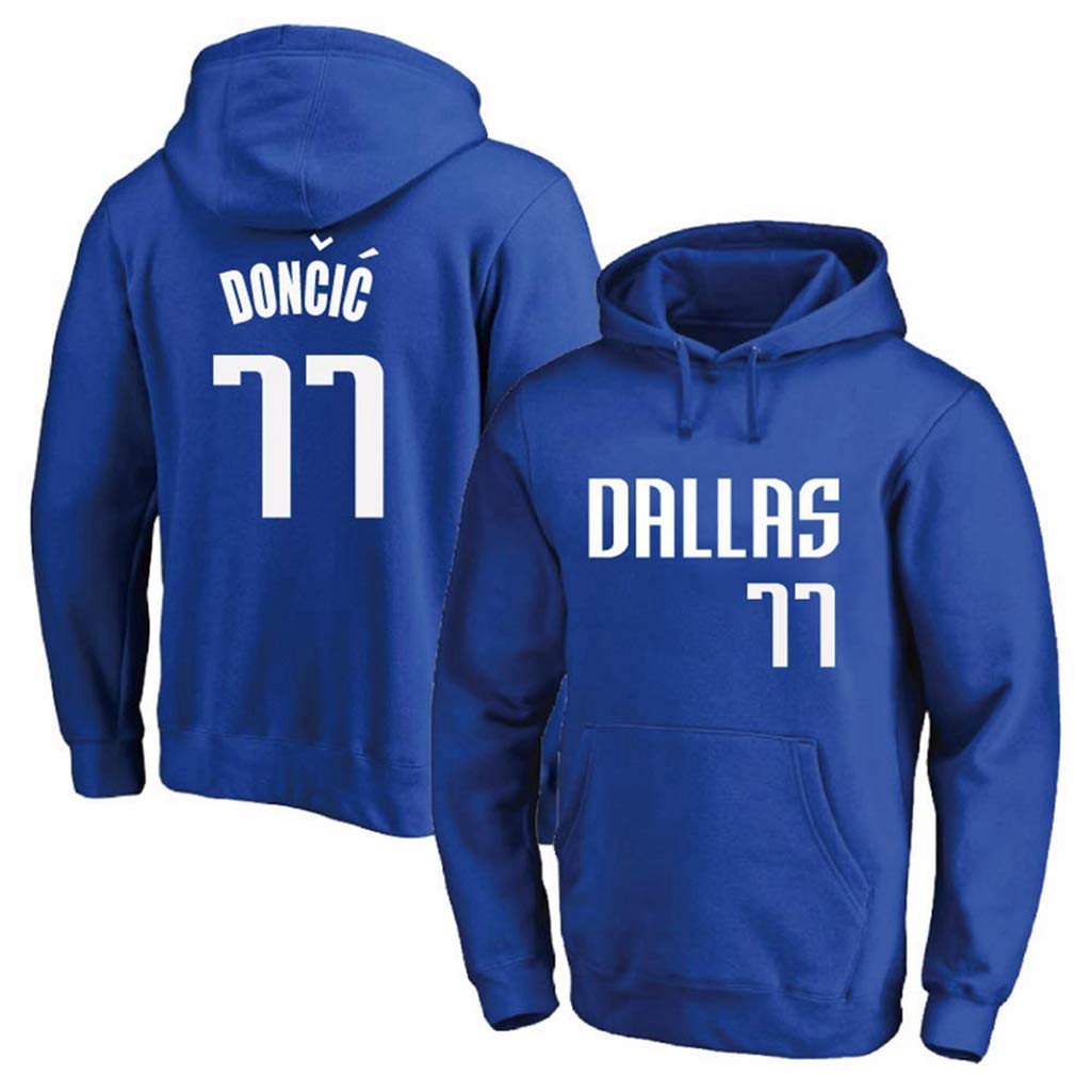 Doncic Freundin : NBA Dallas Mavericks # 77 Doncic Basketball Hoodie ...