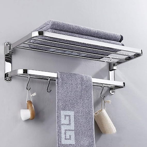 Toallero, Toallero de baño de pared de acero inoxidable. Toallero de