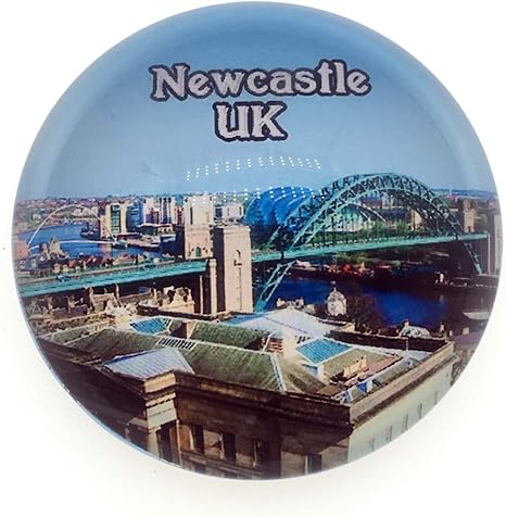 Amazon Co Jp ニューカッスル英国冷蔵庫マグネット3dクリスタルガラス観光都市旅行お土産コレクションギフト強い冷蔵庫ステッカー ホーム キッチン