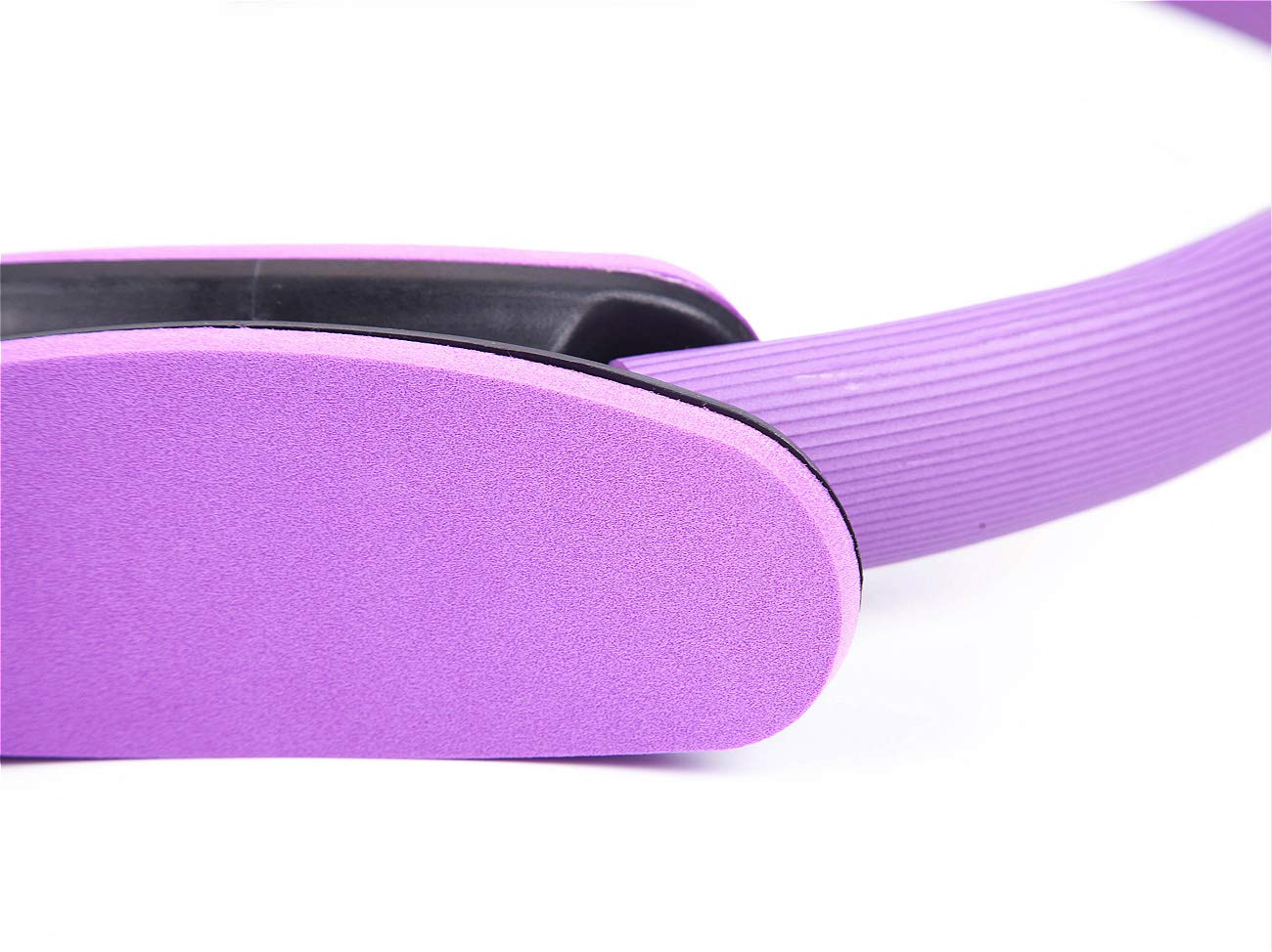 Goexercise Pilates Fitness Circles, enhances Pilates Workouts with Light Resistance to Help Tone and Strengthen Your Entire core and Body,Purple, 14 inch