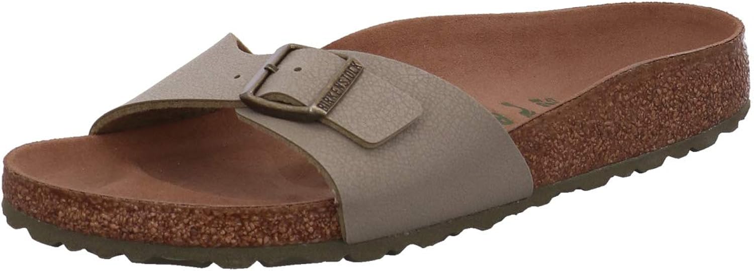 Amazon.com | Birkenstock Madrid Narrow Faded Khaki Size US Men 9/Women 11 | Mules & Clogs