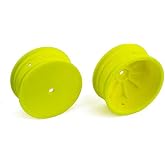 Team Associated 12 mm 4 Wheel Drive 2.2 in Front Wheels Yellow ASC92096 RC Tire