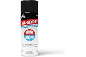 AGS AUTOMATIVE SOLUTIONS SIL-Glyde General Purpose Silicone Lubricant Spray for All Environments, Stops Squeaks, Prevents Rust, Weather-Proof - 10.5oz. Silicone Lubricant Spray