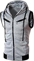 SYTX Mens Sleeveless T-Shirt Tee Shirt Casual Hoodies Tank Top Vest