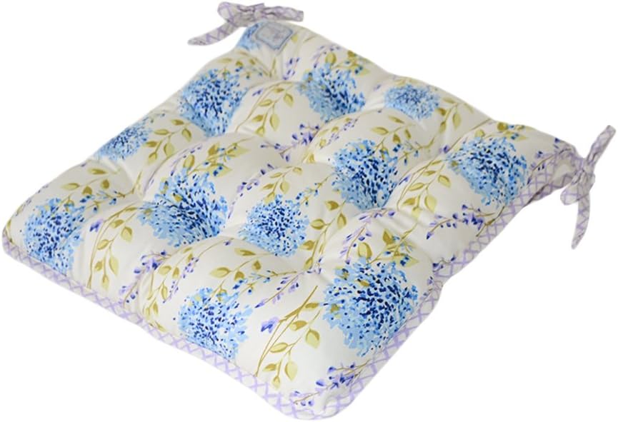 Best Blue Floral Kitchen Chair Pad