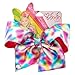 Claire's Girl's JoJo Siwa Metallic Rainbow Watercolor Dot Signature Hair Bow
