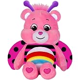 Care Bears Spring Theme Ladybug Cheer Bear Fun-Size Plush - Perfect Stuffed Animal Holiday, Birthday Gift, Super Soft and Cuddly &ndash; Good for Girls and Boys, Employees, Collectors, Ages 4+