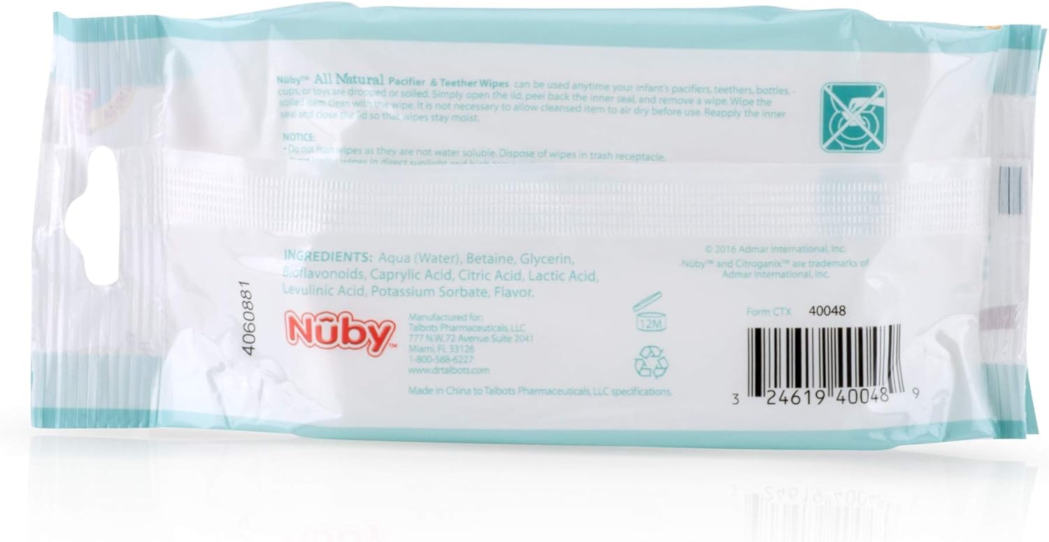 nuby pacifier wipes