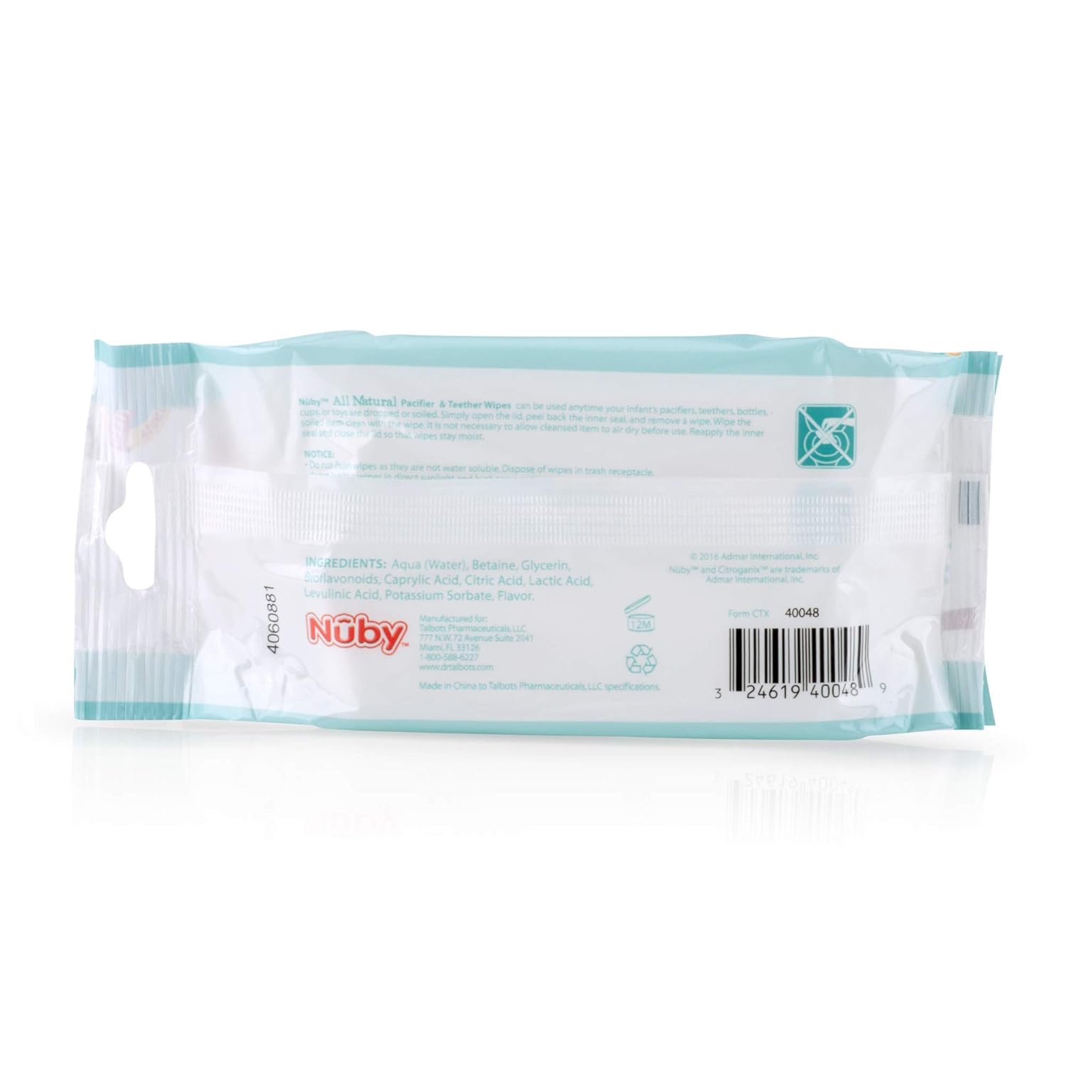 nuby teether wipes