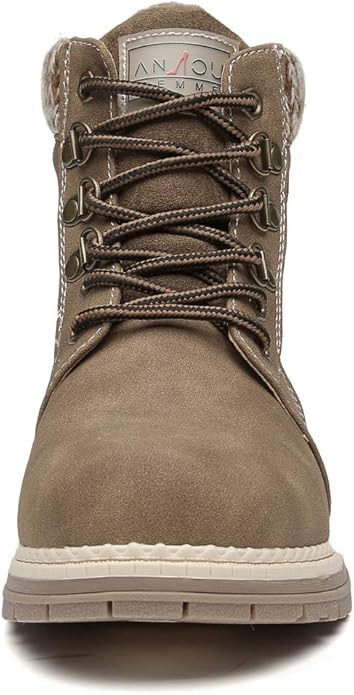 ANJOUFEMME Winter Hiking Boots Women