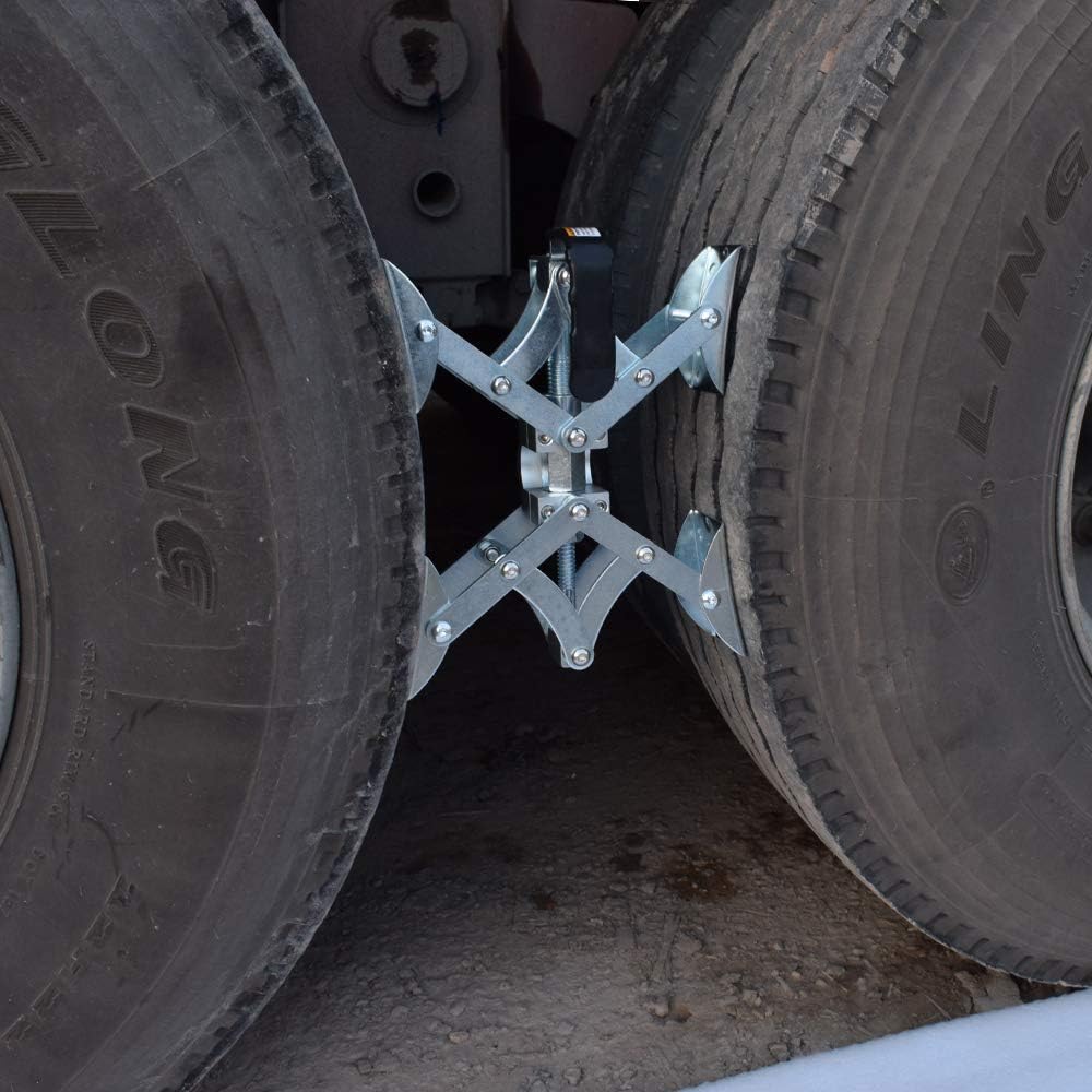 Sulythw X-Chock Wheel Stabilizer, RV Tire Stabilizers Locking Chock for Campers Travel Trailers Trucks with Standard Wrench, Faster Than Traditional,1 Pair: Automotive