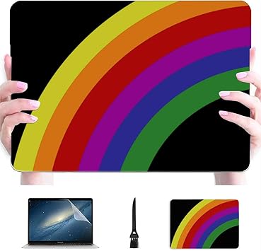 Amazon Com Case Macbook Pro 15 Rainbow Colors Symbol Logo Pride