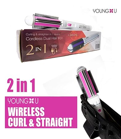 Amazon Com May Sale Cordless Dual Hair Iron Straightener And Hot