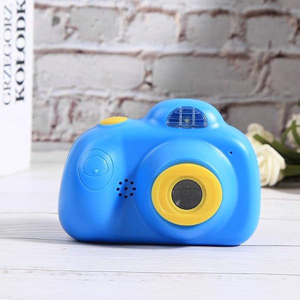 FECAMOS Istant Camera Kids Multifunction Digital Camera Dual Cameras HighDefinition 1080P 2 4in TFT Screen with Anti lost Rope USB Cable for Age 3 10 Year Girls Boyssky blue