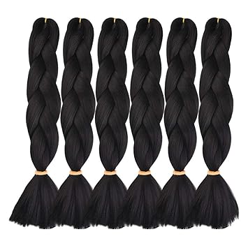 Amazon Com 6 Packs Braiding Hair Kanekalon Braiding Hair