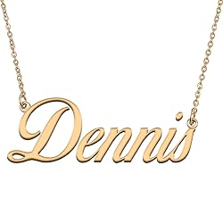 HUAN XUN Customized Custom Simple Any Name Necklace