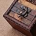 Amrka Vintage Wooden Map Storage Box Case Jewellery Cufflinks Chest Small Gift