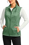 Soothfeel Women's Vest with Zipper Pocekts