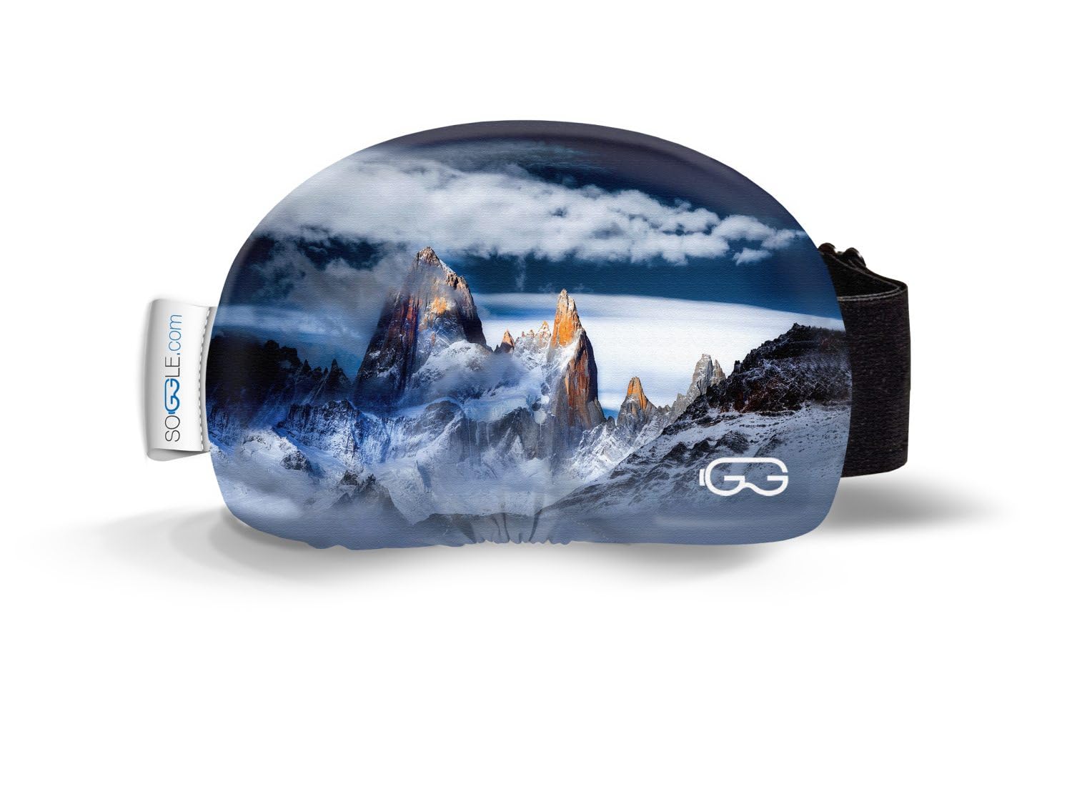 Soggle Protective Microfibre Cover for Ski Goggles (One Size), Colour: Pictures Mystic Mountains