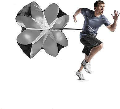 Amazon Perfectgoing 抵抗パラシュート 陸上 パラシュート トレーニング レジスタンスパラシュート サッカー フットサル 練習用傘 筋力トレ フィットネス 運動用品 スピード傘 陸上競技 爆発力 収納袋付き Perfectgoing ウォーキング ランニングマシーン