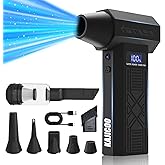 Compressed Air Duster-130000RPM Super Power Electric Air Duster, 4-Gear Adjustable Mini Blower with Type-C Fast Charging, Dust Blower for Computer, Keyboard, House, Outdoor and Car