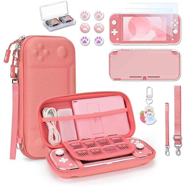 Amazon.com: Nintendo Switch Lite - Coral - Switch (Renewed