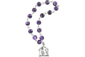 NEEDZO Christmas Novena Chaplet One Decade Rosary, 5 1/4 Inch