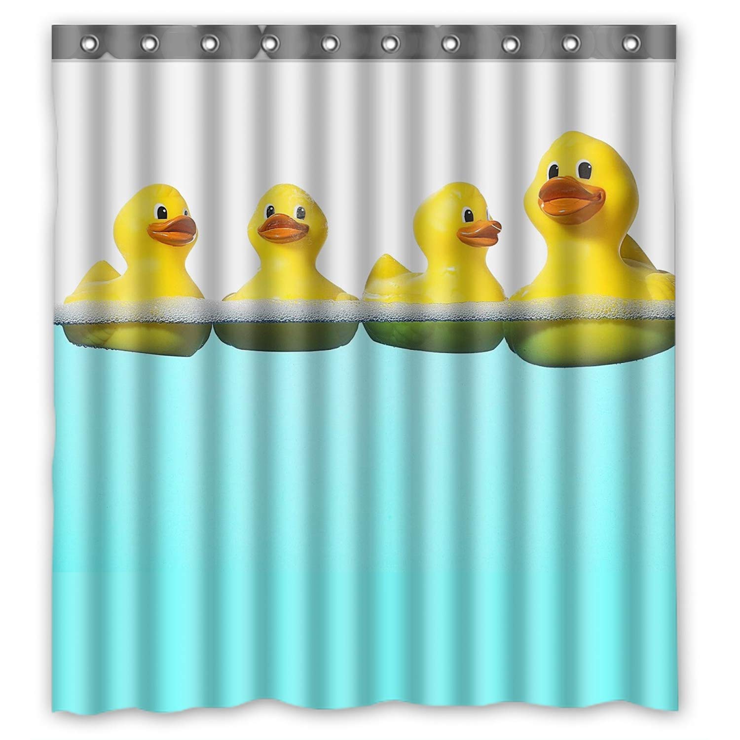Buy Custom Funny And Cute Tiled Yellow Rubber Ducky Waterproof